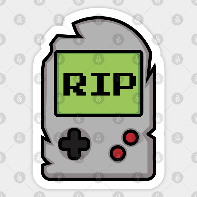 RIP Gamer Video Game Pegatina TeePublic MX